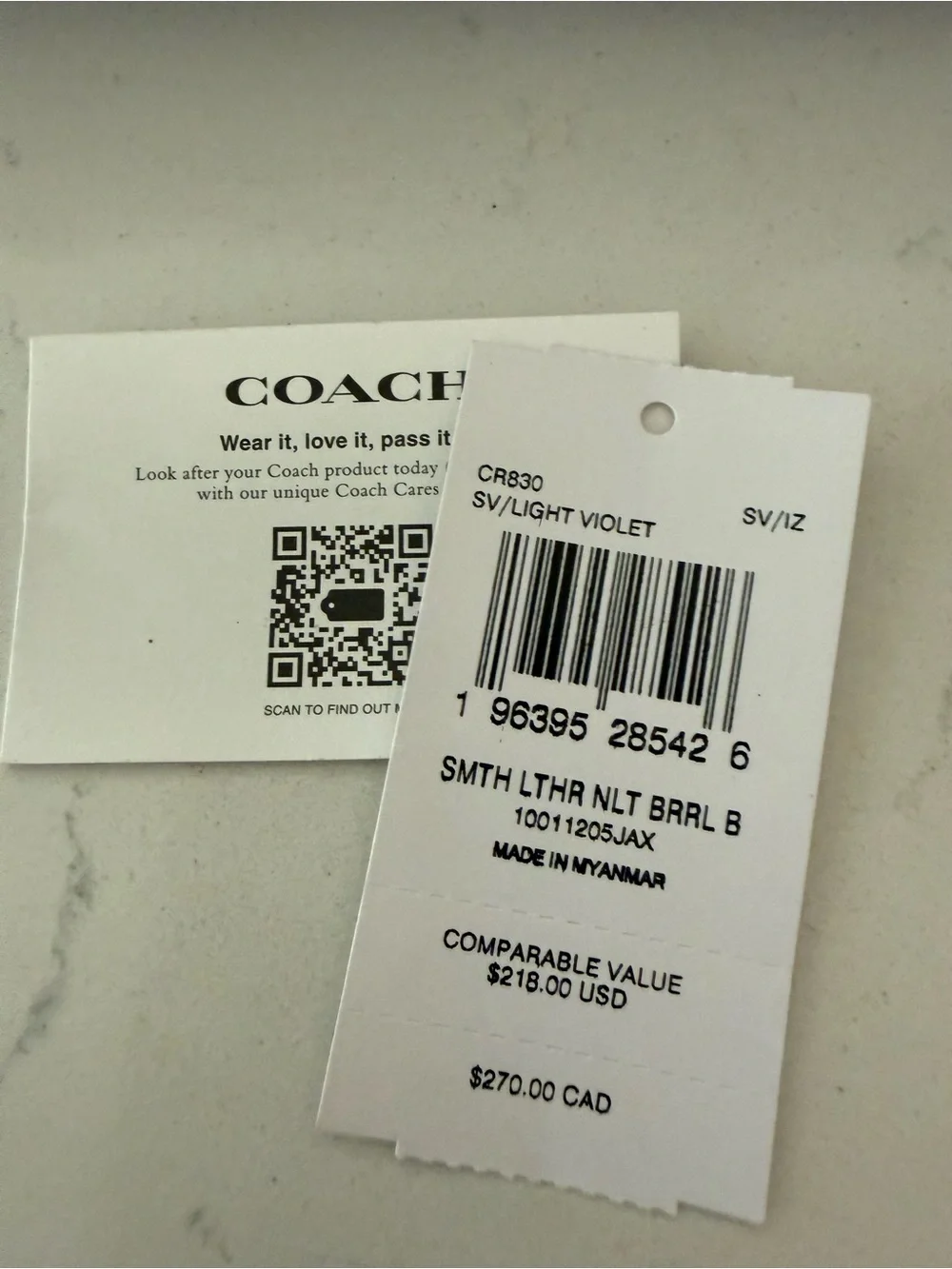 COACH Nolita Mini Leather Barrel bag/wristlet